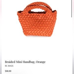 Braided Mini Tote Tan
